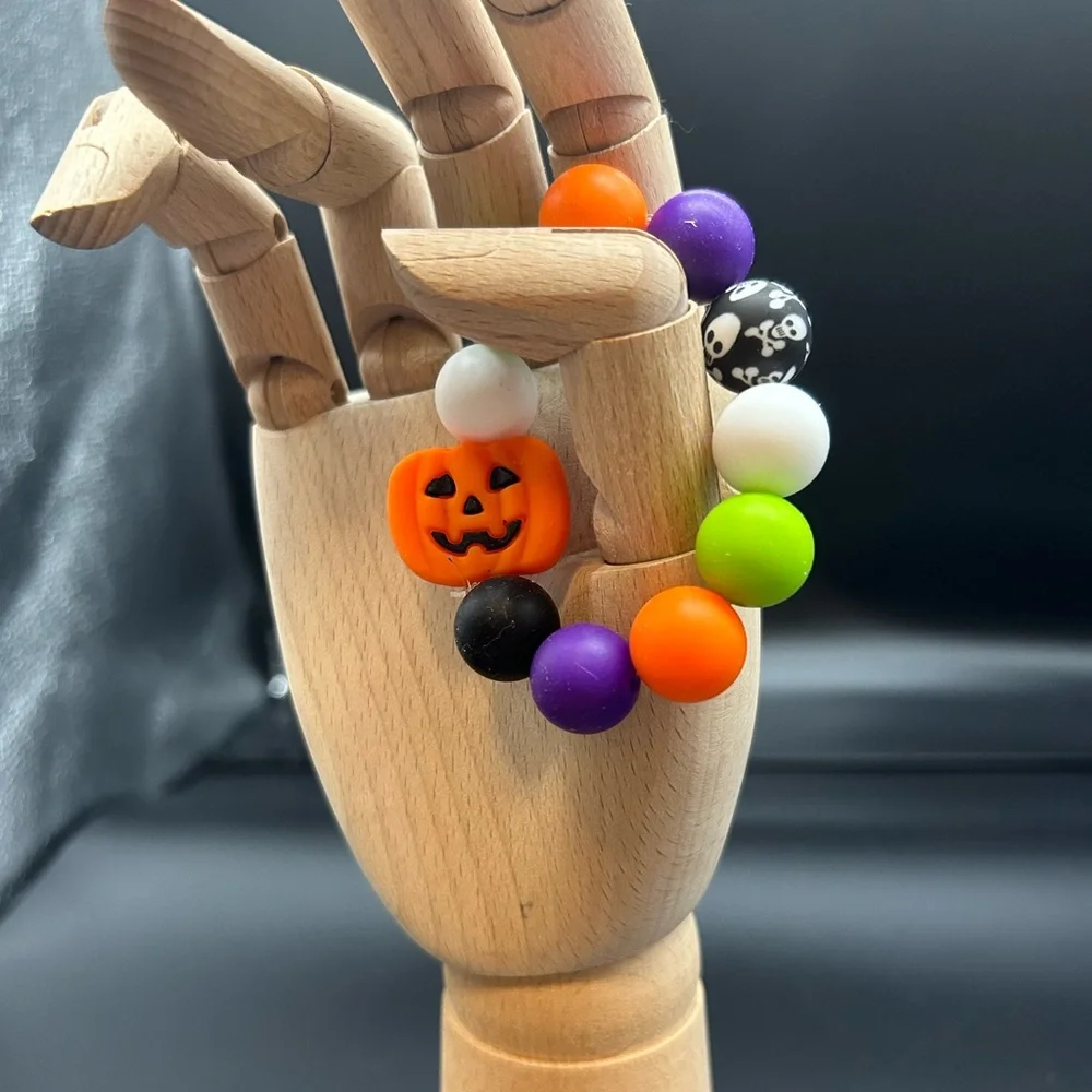 Pumpkin silicone Halloween bracelet - Picture 1 of 1